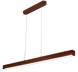 Lampa wisząca LED BRĄZOWA 80cm WI80LED-BRAUN wysokość 30-150 cm 10,8W 1318lm