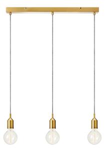 Lampa wisząca w kolorze złota z trzema kloszami Markslöjd Bronx