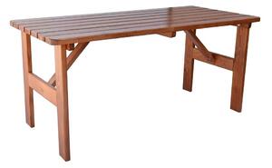 Drewniany stół ogrodowy Viking - 180 cm, lakierowany