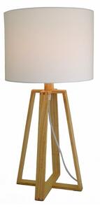 ASTOREO Lampa stołowa GRUNDIG - biały - Rozmiar 30x30x61cm