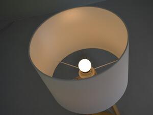 ASTOREO Lampa stołowa GRUNDIG - biały - Rozmiar 30x30x61cm