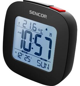 Sencor SDC 1200 B zegar z budzikiem, czarny