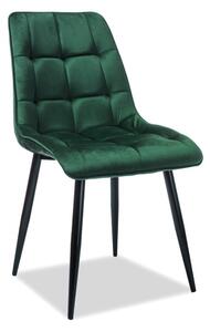 Krzesło CHIC VELVET zielone SIGNAL