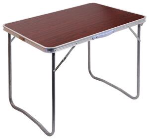 ASTOREO Składany stół kempingowy BALATON - brązowy - Rozmiar 80 x 60 x 66 cm, 3,8 kg