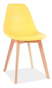 Krzesło MORIS żółte SIGNAL