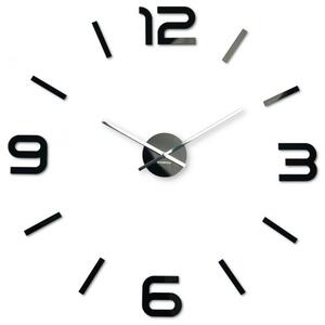 Duży zegar ścienny DIY Admirable 80cm czarny