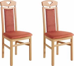 Eleganckie, klasyczne krzesła 2 sztuki