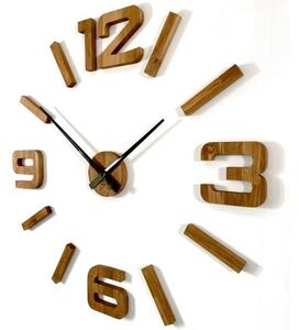 Drewniany zegar ścienny dębowy EKO 130cm