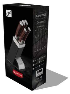 Zestaw noży G21 Gourmet Dynamic - 5 szt. + Blok ze stali nie