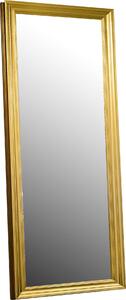 Duże lustro złote dekoracyjne Derrek 150x50 cm