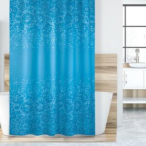 Zasłona prysznicowa Mozaika niebieski, 180 x 200 cm