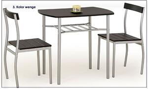 Stół z krzesłami Twiner - dąb sonoma