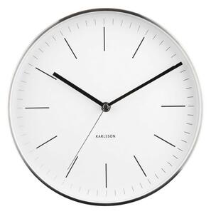 Karlsson 5732WH stylowy zegar ścienny, śr. 28 cm