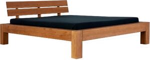Rama łóżka z drewna świerkowego 140x200cm, rustykalna