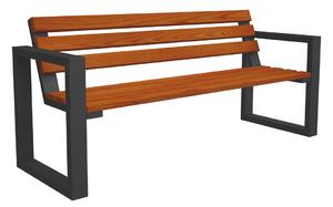 Drewniana ławka parkowa Norin Gray 150cm - 8 kolorów