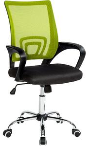 Tectake 401790 krzesło biurowe marius - czarny/zielony