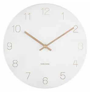 Karlsson 5788WH stylowy zegar ścienny, śr. 30 cm