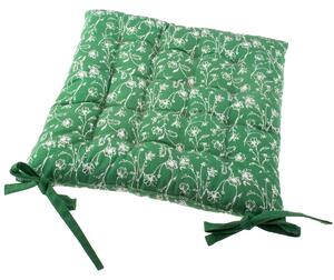Siedzisko na krzesło Zora zielony, 40 x 40 cm