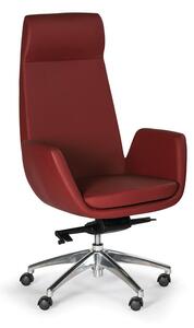 Krzesło biurowe STANLEY, czerwone