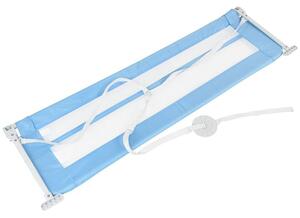 Pasy bariera do łóżka dla dzieci 150 cm, niebieskie