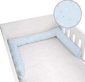 Ochraniacz do łóżeczka Kleiner Schatz niebieski, 180 cm