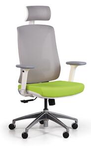 Krzesło biurowe z siatkowanym oparciem ENVY, zielone