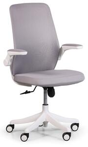 Krzesło biurowe z siatkowanym oparciem BUTTERFLY 1+1 GRATIS, szary