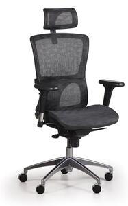 Krzesło biurowe LEXI, szare