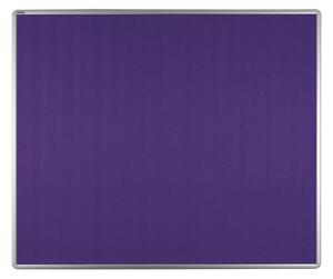 Tablica tekstylna ekoTAB w aluminiowej ramie 1200 x 900 mm, fioletowa