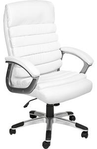 Tectake 402151 fotel biurowy paul - biały