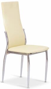 Tapicerowane krzesło Galder - waniliowe