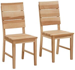 Krzesła z drewna bukowego 4 sztuki, rustykalne