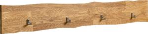 Minimalistyczny wieszak z drewna dębowego, skandynawski