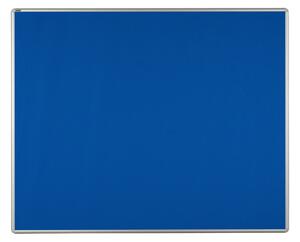 Tablica tekstylna ekoTAB w aluminiowej ramie, 1500 x 1200 mm, niebieska