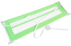 Barierka do łóżka dla dzieci 150 cm, kolor zielony