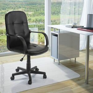 Krzesło biurowe z podłokietnikiem, czarne