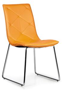 Krzesło konferencyjne ARID 3+1 GRATIS, pomarańczowy