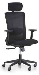 Krzesło biurowe CARLE, czarny