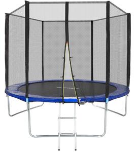 Tectake 403518 trampolina ogrodowa z siatką i drabinką - 305 cm