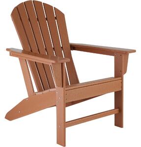 Tectake 403791 krzesło ogrodowe w stylu rustykalnym - brązowy
