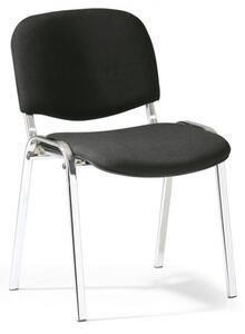 Stół konferencyjny AIR 1600 x 800, brzoza + 4 krzesła VIVA czarny