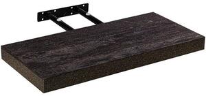 Półka ścienna Stylist Volato, 50 cm, ciemne drewno