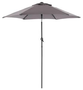 Składany parasol z rączką, 210 cm, antracyt