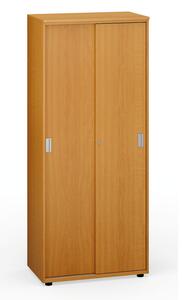 Szafa biurowa z przesuwnymi drzwiami PRIMO Classic, 1781x800x420 mm, czereśnia