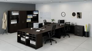 Stół biurowy PRIMO Classic, prosty 1200 x 800 mm, wenge