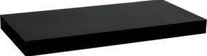 Półka ścienna Stylist Volato, 40 cm, czarny połysk