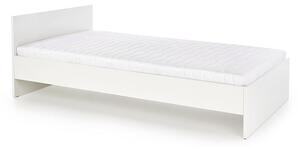 Jednoosobowe łóżko Lines 90x200 - białe