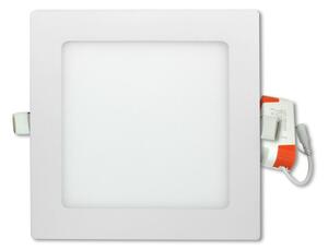 Kwadratowy panel sufitowy LED 12 W, ciepła biel