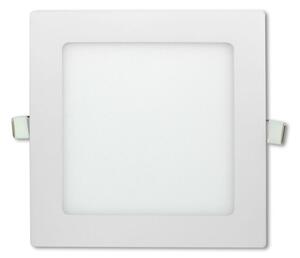Kwadratowy panel sufitowy LED 12 W, zimna biel