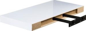 Półka ścienna Stilista Volato, 60 cm, biały połysk